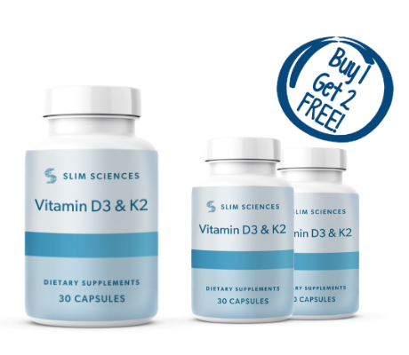 Vitamin D3 & K2 Bottles 2 + 4