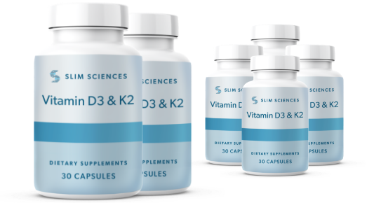 Vitamin D3 & K2 Bottles 2 + 4